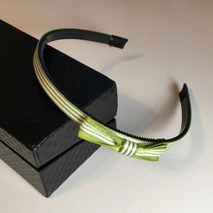 Stripe headband with bow LAST CHANCE!!!!